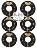 Black Gold Arrows Monthly Baby Stickers