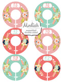 Arrows Tribal Flowers Monthly Baby Stickers