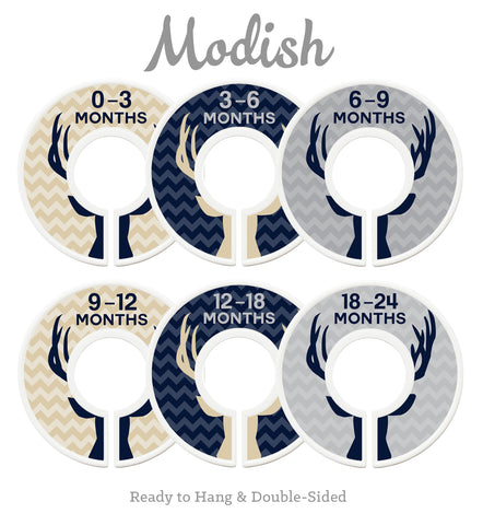 Deer Antlers Woodland Tan Closet Dividers