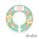 Arrow Tribal Flowers Closet Dividers