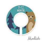 Woodland Animals Closet Dividers