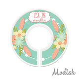 Arrow Tribal Flowers Closet Dividers