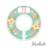 Arrow Tribal Flowers Closet Dividers