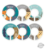 Woodland Animals Closet Dividers