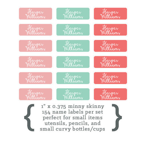 Small Clothing Labels for School