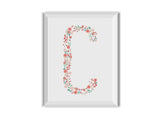 Floral Monogram - Art Print