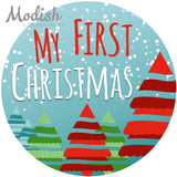 First Holiday Baby Stickers