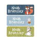 Woodland Tribal Animals Monthly Baby Stickers