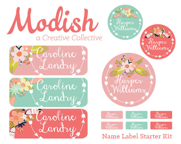 White Name Stickers, Waterproof Labels, School Supply Labels, Daycare – The  Label Palace